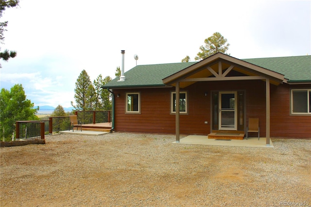 view of rear view of house