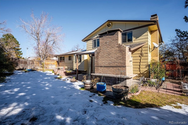 view of property exterior featuring a patio area