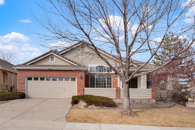 ranch-style house with a garage