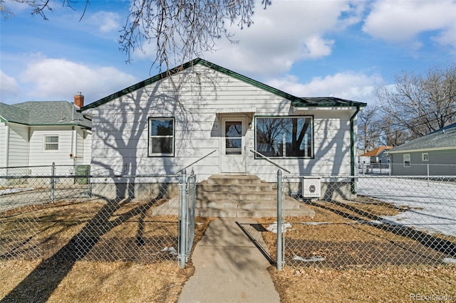 view of bungalow-style house