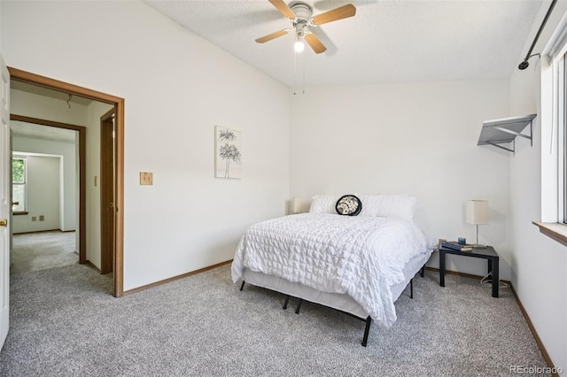 4220 Hunting Meadows Cir, Colorado Springs, CO 80916 - bedroom featuring carpet floors and ceiling fan