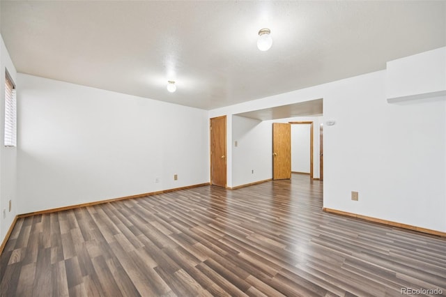 4220 Hunting Meadows Cir, Colorado Springs, CO 80916 - spare room featuring wood finished floors and baseboards