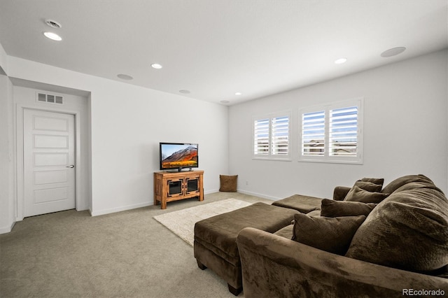 14102 Night Owl Ln, Parker, CO 80134 - carpeted living area featuring recessed lighting and baseboards