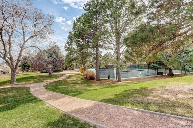 8101 E Dartmouth Ave Unit 22, Denver, CO 80231 - surrounding community with a tennis court