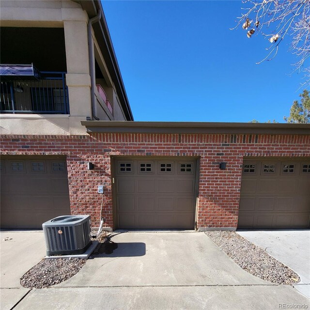 view of front of home featuring central air condition unit