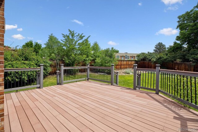 8174 Dudley Cir, Arvada, CO 80005 - view of wooden terrace
