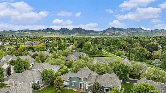 11862 W Stanford Pl, Morrison, CO 80465 - bird's eye view of a mountainous background