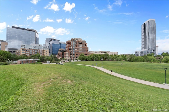2100 16th St Unit 600, Denver, CO 80202 - view of property's community featuring a view of city and a yard