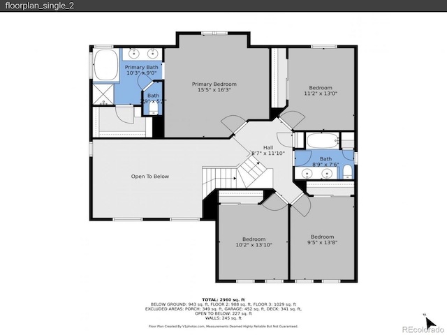 8838 S Dudley St, Littleton, CO 80128 - floor plan / room layout
