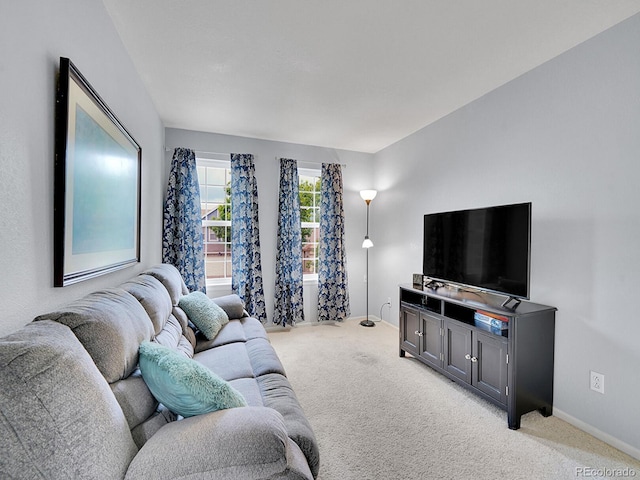 8838 S Dudley St, Littleton, CO 80128 - living room featuring light colored carpet and baseboards