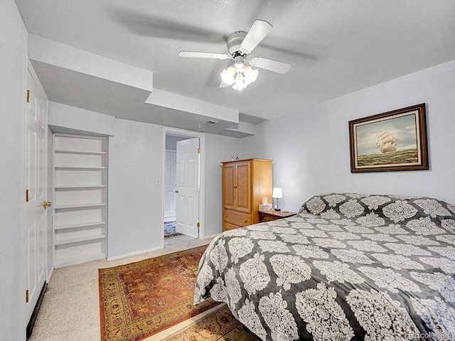 8838 S Dudley St, Littleton, CO 80128 - bedroom with carpet floors, baseboards, and ceiling fan