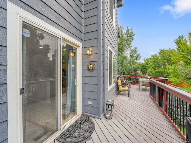 8838 S Dudley St, Littleton, CO 80128 - view of deck