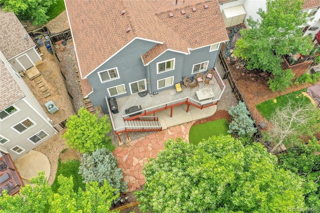 8838 S Dudley St, Littleton, CO 80128 - aerial view of property and surrounding area
