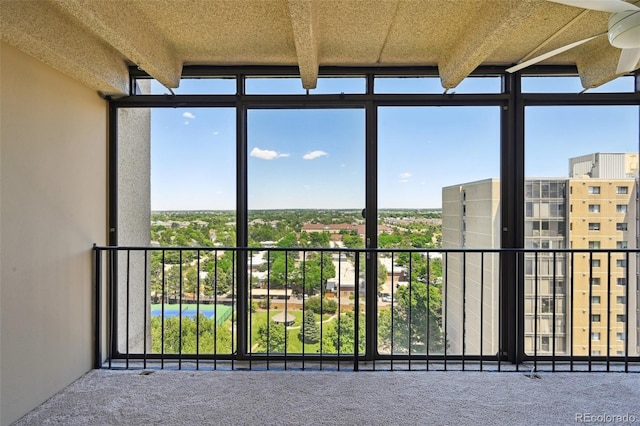 7865 E Mississippi Ave Unit 1504, Denver, CO 80247 - unfurnished sunroom with healthy amount of natural light