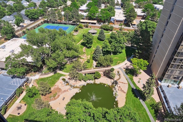 7865 E Mississippi Ave Unit 1504, Denver, CO 80247 - aerial overview of property's location with a large body of water