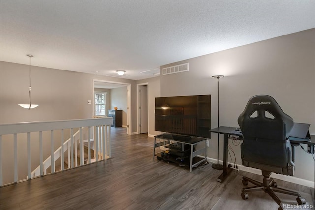 11894 Elk Head Range Rd, Littleton, CO 80127 - office featuring wood finished floors and baseboards