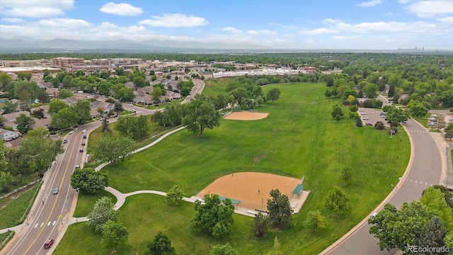6936 S Knolls Way, Centennial, CO 80122 - drone / aerial view of a mountain backdrop