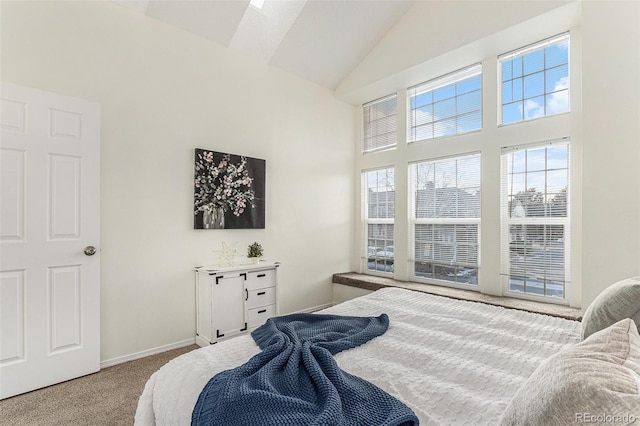 bedroom with carpet