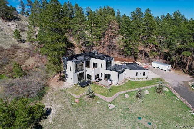 drone / aerial view