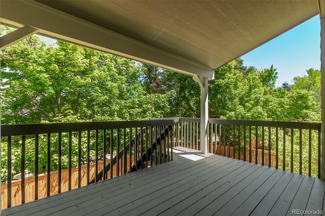 10345 Lions Heart, Lone Tree, CO 80124 - view of wooden deck