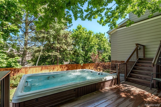10345 Lions Heart, Lone Tree, CO 80124 - view of wooden terrace
