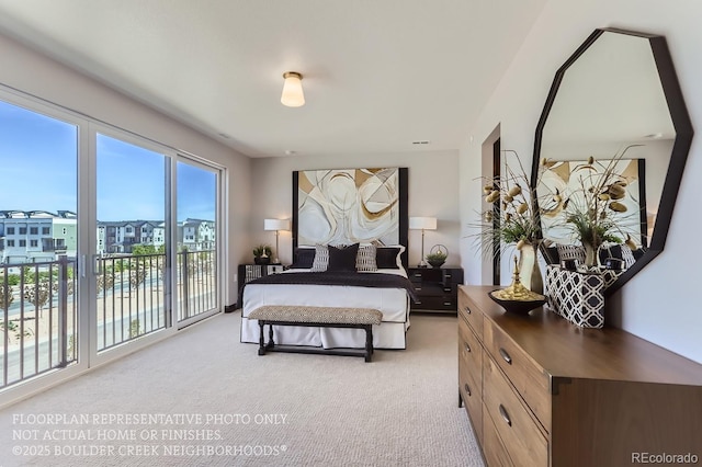 1768 Peak Loop, Broomfield, CO 80023 - bedroom featuring light colored carpet and access to outside