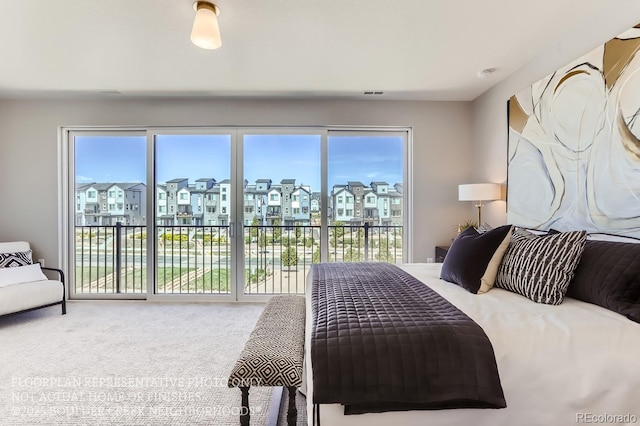 1768 Peak Loop, Broomfield, CO 80023 - bedroom with access to outside, carpet floors, and multiple windows