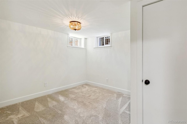 2738 W 38th Ave, Denver, CO 80211 - basement with carpet flooring and baseboards