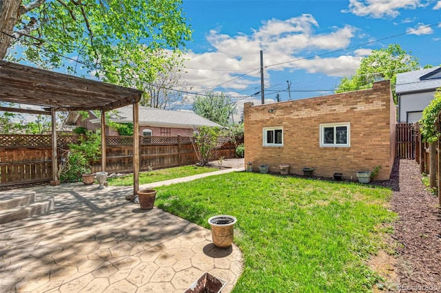 2738 W 38th Ave, Denver, CO 80211 - view of yard with a patio and a pergola