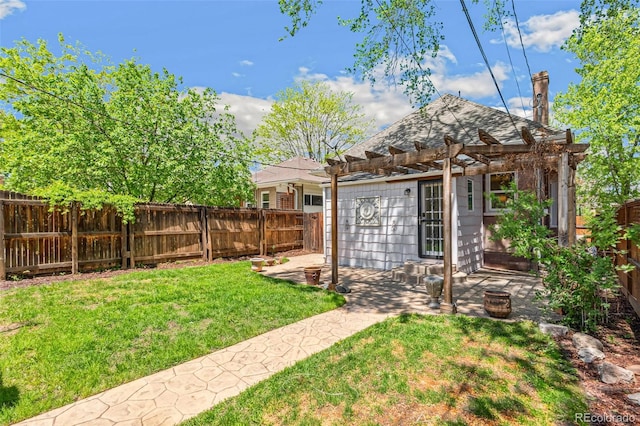 2738 W 38th Ave, Denver, CO 80211 - view of yard with a pergola and a patio area