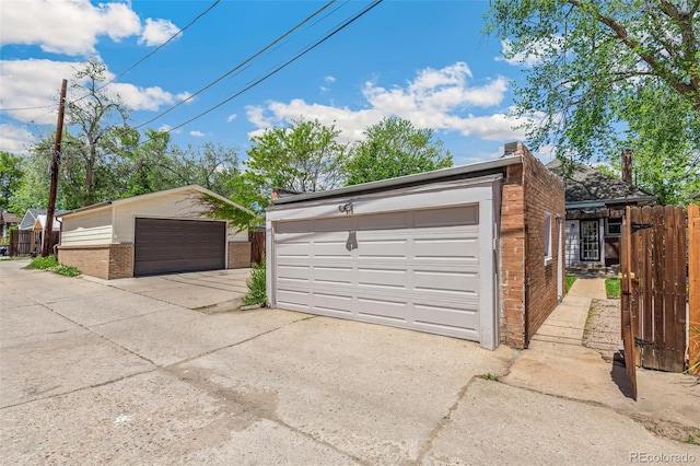 2738 W 38th Ave, Denver, CO 80211 - detached garage featuring fence