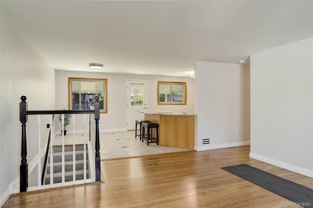6280 Quay St, Arvada, CO 80003 - interior space with baseboards and light wood-type flooring