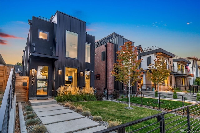 3709 Tejon St, Denver, CO 80211 - contemporary house featuring board and batten siding