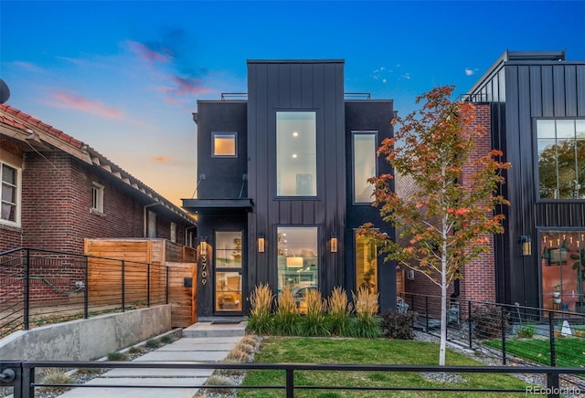3709 Tejon St, Denver, CO 80211 - contemporary house with board and batten siding