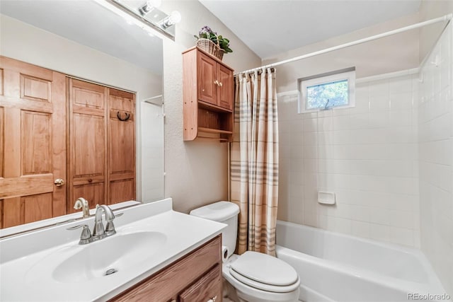 168 Mountain Vis, Como, CO 80432 - full bathroom with vanity and shower / bathtub combination with curtain