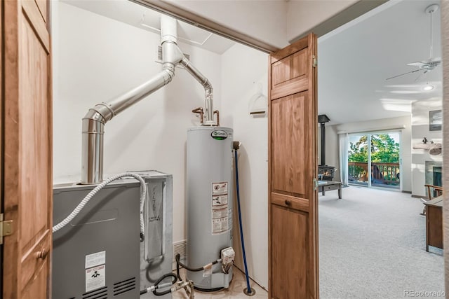 168 Mountain Vis, Como, CO 80432 - utility room with gas water heater