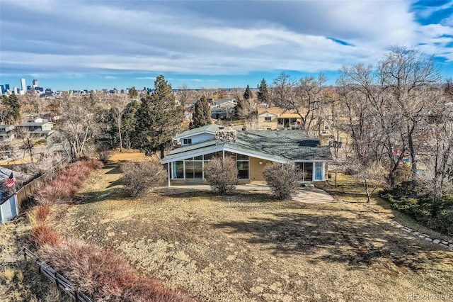34 S Raleigh St, Denver, CO 80219 - view of front facade with a patio