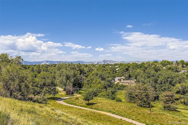 34 S Raleigh St, Denver, CO 80219 - view of mountain background featuring a heavily wooded area
