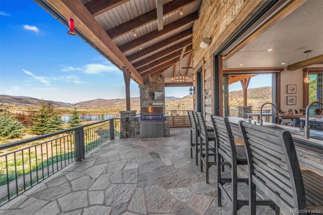 5188 Csh 125, Granby, CO 80446 - view of patio featuring a mountain view and a balcony