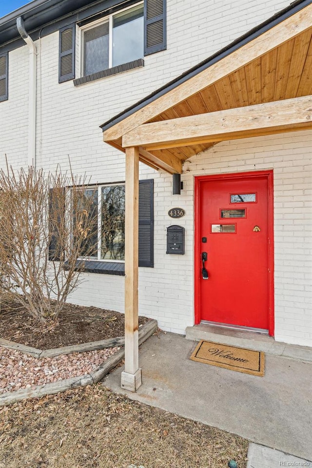 view of entrance to property