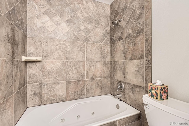 3558 S Depew St Unit 302, Denver, CO 80235 - full bath with toilet and a combined bath / shower with jetted tub