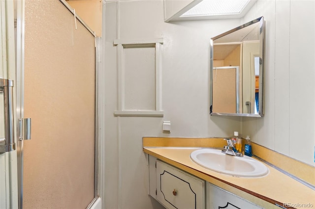 9129 Rampart St, Denver, CO 80260 - full bath featuring a shower stall and vanity