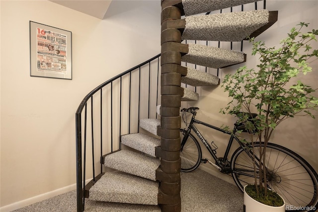 217 Van Anderson Dr Unit 6, Winter Park, CO 80482 - stairs featuring carpet and baseboards