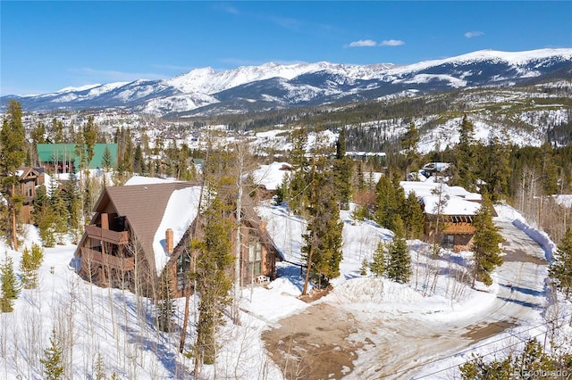 217 Van Anderson Dr Unit 6, Winter Park, CO 80482 - snowy aerial view with a mountain view