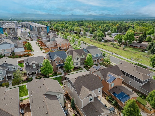 540 E Fremont Pl, Centennial, CO 80122 - aerial view of residential area with mountains