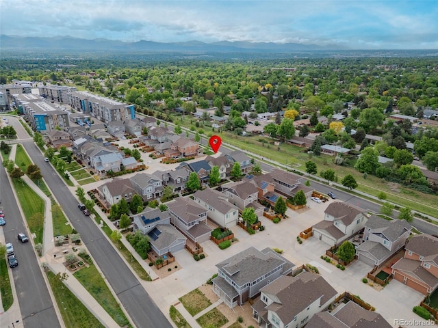 540 E Fremont Pl, Centennial, CO 80122 - aerial perspective of suburban area featuring a mountainous background