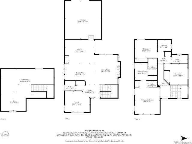 540 E Fremont Pl, Centennial, CO 80122 - property floor plan