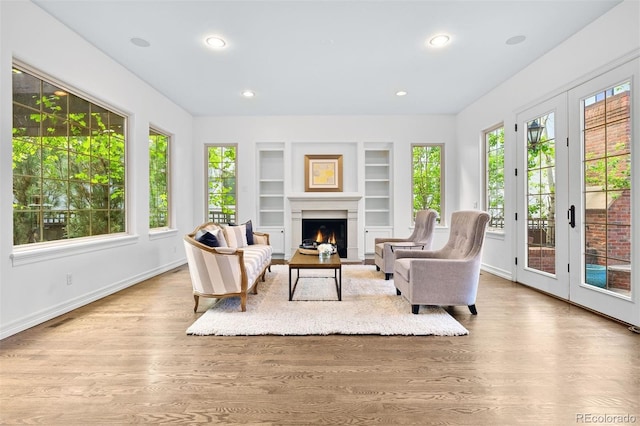 sunroom featuring plenty of natural light