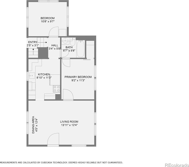 4057 Bryant St, Denver, CO 80211 - view of property floor plan