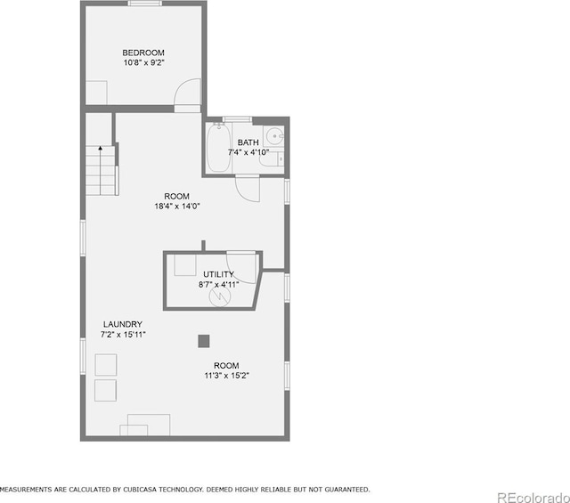 4057 Bryant St, Denver, CO 80211 - view of home floor plan